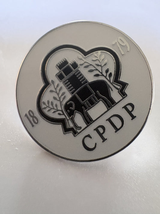 Bathodyn Pin Gwyn / White Pin Badge